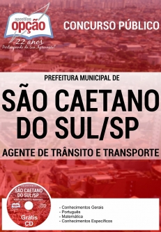 Prefeitura de São Caetano do Sul / SP-AGENTE DE TRÂNSITO E TRANSPORTE